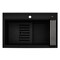 Ruvati 34-inch epiCube Granite Composite Workstation Matte Black Drop-in Topmount Kitchen Sink RVG1634BK - alternate 5